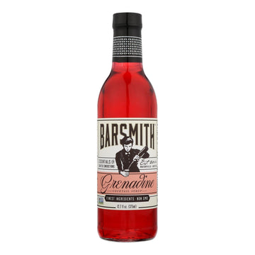 Barsmith Grenadine Cocktail Syrup - Case Of 6 - 12.7 Fz - Maras Green
