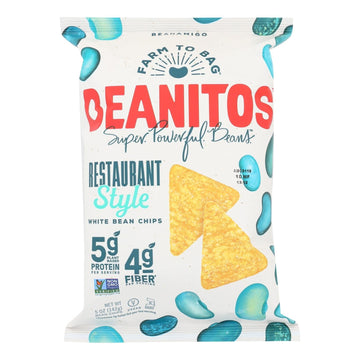 Beanitos - White Bean Chips - Restaurant Style - Case Of 6 - 5 Oz. - Maras Green