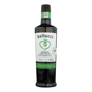 Bellucci Premium Olive Oil - Extra Virgin - Case Of 6 - 500 Ml - Maras Green