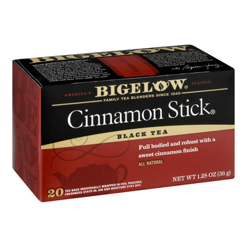 Bigelow Tea Cinnamon Stick Black Tea - Case Of 6 - 20 Bags - Maras Green