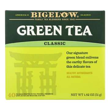 Bigelow Tea Tea - Green - Case Of 6 - 40 Bag - Maras Green