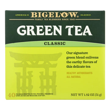 Bigelow Tea Tea - Green - Case Of 6 - 40 Bag - Maras Green