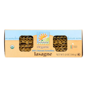 Bionaturae Durum Semolina - Lasagna - Case Of 12 - 12 Oz. - Maras Green