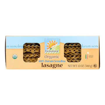 Bionaturae Durum Semolina - Lasagna - Case Of 12 - 12 Oz. - Maras Green