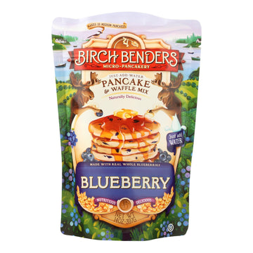 Birch Benders Pancake And Waffle Mix - Blueberry - Case Of 6 - 14 Oz. - Maras Green