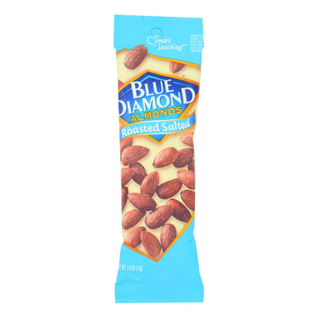 Blue Diamond - Almonds Roasted Salted Ss - Case Of 12 - 1.5 Oz - Maras Green