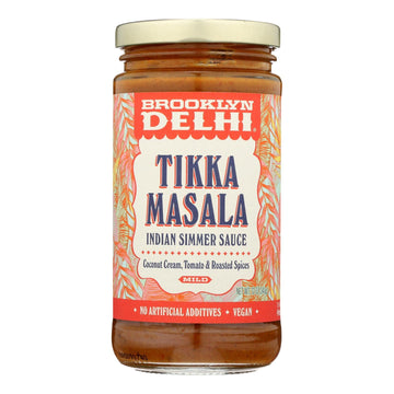 Brooklyn Delhi - Tikka Masala Simmer Sauce - Case Of 6 - 12 Oz - Maras Green