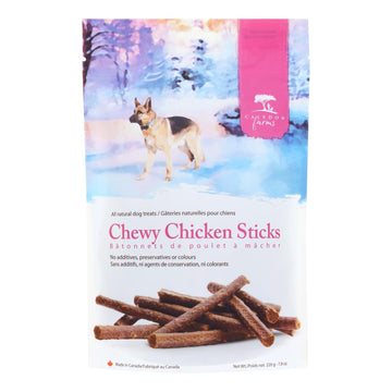 Caledon Farms - Dog Treat Chewy Chicken Stck - Case Of 4 - 7.8 Oz - Maras Green