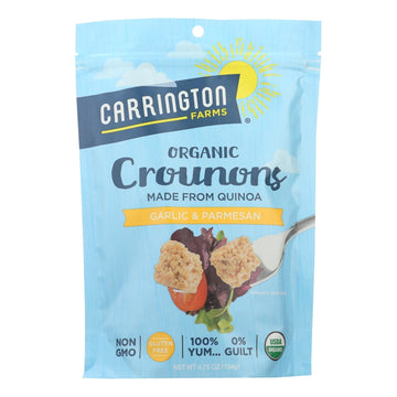 Carrington Farms® Organic Crounons Garlic & Parmesan - Case Of 6 - 4.75 Oz - Maras Green