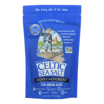 Celtic Sea Salt Light Grey - Case Of 6 - 0.5 Lb. - Maras Green