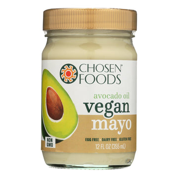 Chosen Foods - Avocado Oil Vegan Mayo - Case Of 6 - 12 Oz. - Maras Green