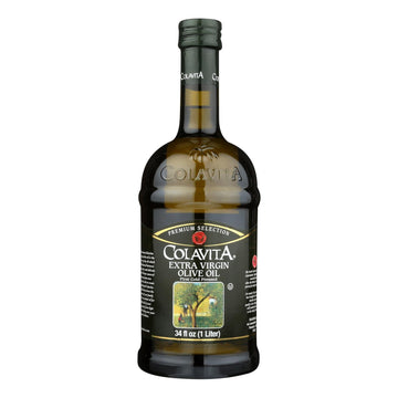 Colavita - Premium Extra Virgin Olive Oil - Case Of 6 - 33.8 Fl Oz. - Maras Green