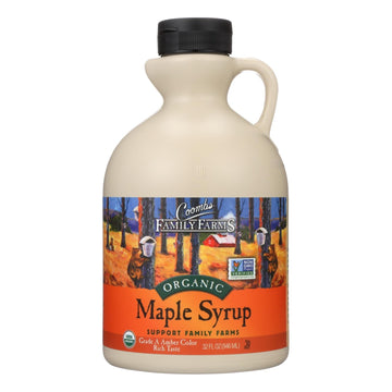 Coombs Family Farms Organic Maple Syrup - Case Of 6 - 32 Fl Oz. - Maras Green