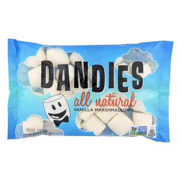 Dandies - Air Puffed Marshmallows - Classic Vanilla - Case Of 12 - 10 Oz. - Maras Green