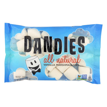 Dandies - Air Puffed Marshmallows - Classic Vanilla - Case Of 12 - 10 Oz. - Maras Green