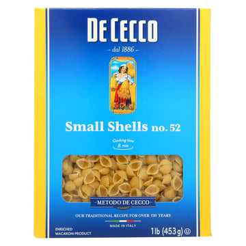 De Cecco Pasta - Pasta - Conchiglie - Case Of 20 - 16 Oz - Maras Green