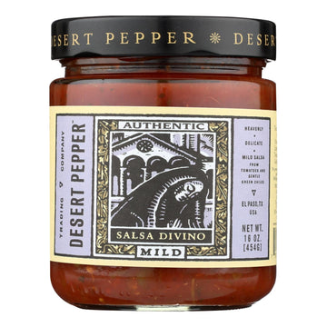 Desert Pepper Trading - Mild Divino Salsa - Case Of 6 - 16 Oz. - Maras Green