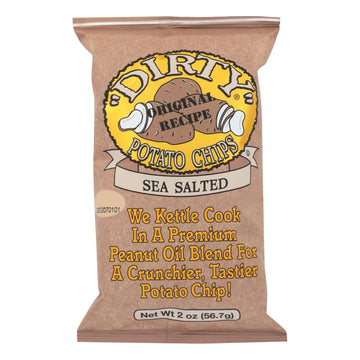Dirty Chips - Potato Chips - Sea Salted - Case Of 25 - 2 Oz. - Maras Green