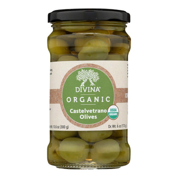 Divina - Olives Castelvetrano - Case Of 6 - 6 Oz - Maras Green