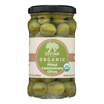 Divina - Olives Pit Cstlvtrno - Case Of 6 - 4.9 Oz - Maras Green