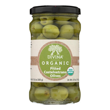 Divina - Olives Pit Cstlvtrno - Case Of 6 - 4.9 Oz - Maras Green