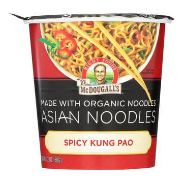 Dr. Mcdougall’s Asian Noodle Soup, Spicy Kung - pao - Case Of 6 - 2 Oz - Maras Green