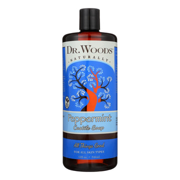 Dr. Woods Pure Castile Soap Peppermint - 32 Fl Oz - Maras Green