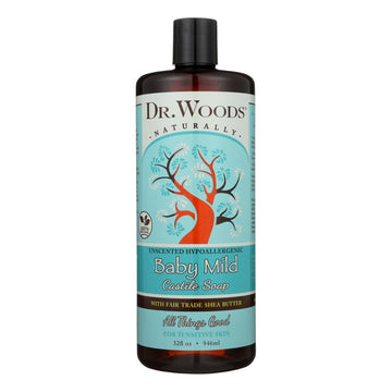 Dr. Woods Shea Vision Pure Castile Soap Baby Mild With Organic Shea Butter - 32 Fl Oz - Maras Green