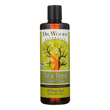Dr. Woods Shea Vision Pure Castile Soap Tea Tree - 16 Fl Oz - Maras Green
