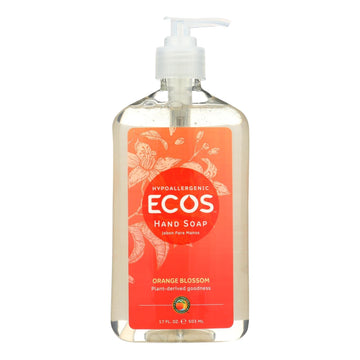 Earth Friendly Hand Soap - Orange Blossom - Case Of 6 - 17 Fl Oz - Maras Green
