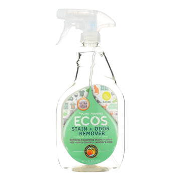 Earth Friendly Stain And Odor Remover Spray - Case Of 6 - 22 Fl Oz - Maras Green