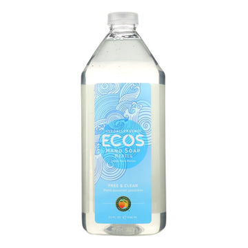 Ecos Hand Soap - Free And Clear - Case Of 6 - 32 Fl Oz. - Maras Green