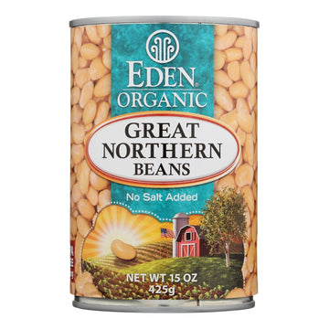 Eden Foods Great Northern Beans Organic - Case Of 12 - 15 Oz. - Maras Green