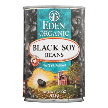Eden Foods Organic Black Soy Beans - Case Of 12 - 15 Oz. - Maras Green