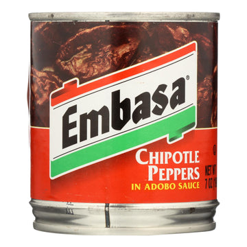 Embasa Adobo Sauce - Chipotle Peppers - Case Of 12 - 7 Oz. - Maras Green