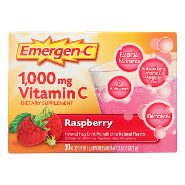Emergen - c - Emergen - c Raspberry - Case Of 3 - 30 Count - Maras Green