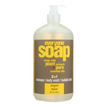 Eo Products - Everyone Liquid Soap Coconut And Lemon - 32 Fl Oz - Maras Green