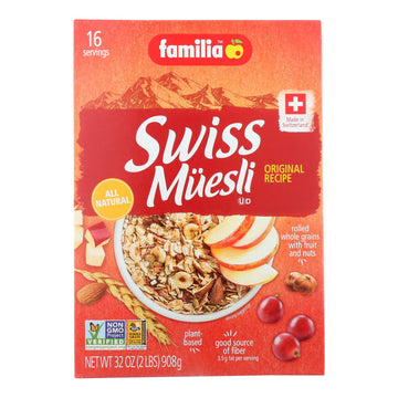 Familia - Muesli Swiss Original - Case Of 6 - 29 Oz - Maras Green