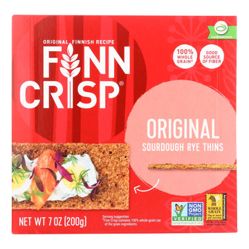 Finn Crisp Original - Whole Grain - Case Of 9 - 7 Oz. - Maras Green