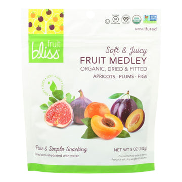 Fruit Bliss - Organic Fruit Medley - Fruit Medley - Case Of 6 - 5 Oz. - Maras Green