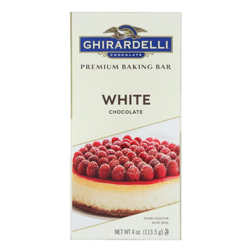 Ghirardelli Baking Bar - Premium Baking Bar White Chocolate - Case Of 12 - 4 Oz. - Maras Green