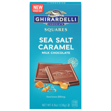 Ghirardelli - Bar Milk Chocolate Sea Salt Caramel - Case Of 10 - 4.8 Oz - Maras Green