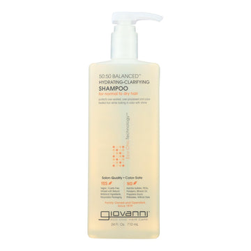 Giovanni Hair Care Products - Shampoo 50:50 Balance Hydrating - 24 Fz - Maras Green