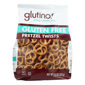 Glutino Pretzel Twists - Case Of 12 - 8 Oz. - Maras Green