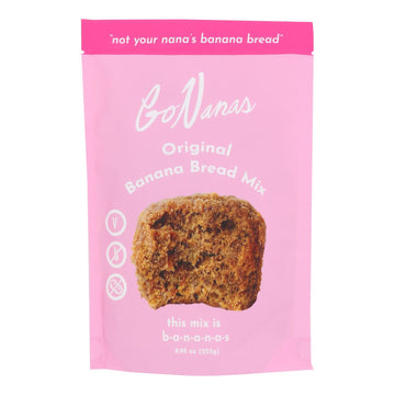 Gonanas - Mixed Banana Bread Original - Case Of 6 - 8.95 Ounces - Maras Green