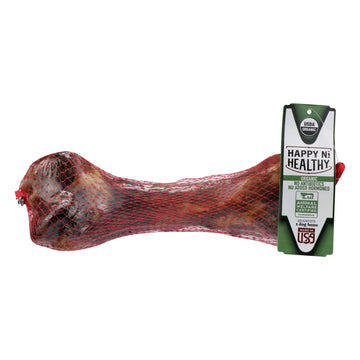 Happy N Healthy Pet - Dog Bone Pork - Case Of 6 - 1 Ct - Maras Green