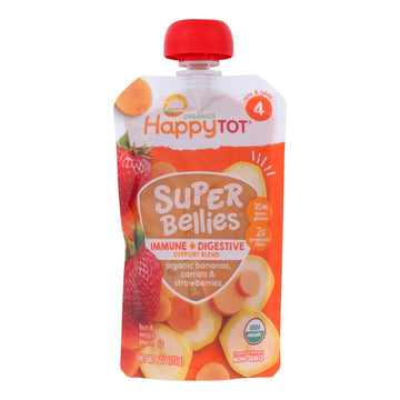 Happy Tot - Spr Bel Ban Carr Strw - Case Of 16 - 4 Oz - Maras Green