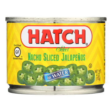 Hatch Chili Hatch Nacho Sliced - Jalapenos - Case Of 12 - 4 Oz. - Maras Green