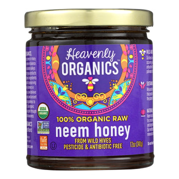 Heavenly Organics Organic Honey - Wild Forest - Case Of 6 - 12 Oz. - Maras Green