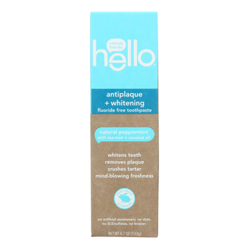 Hello Products Llc - Thpst Antiplq+wht Flrd Fr - Case Of 6 - 4.7 Oz - Maras Green